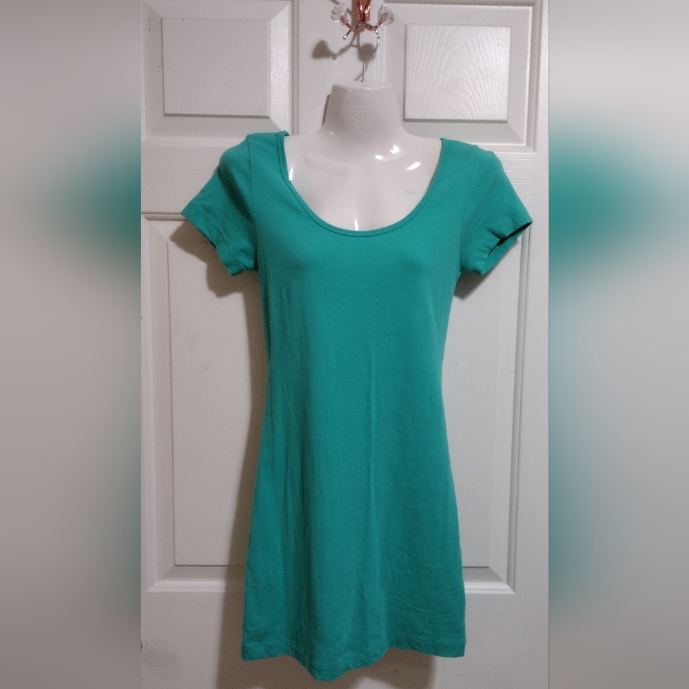Zenana Outfitters Green Mini Dress Medium